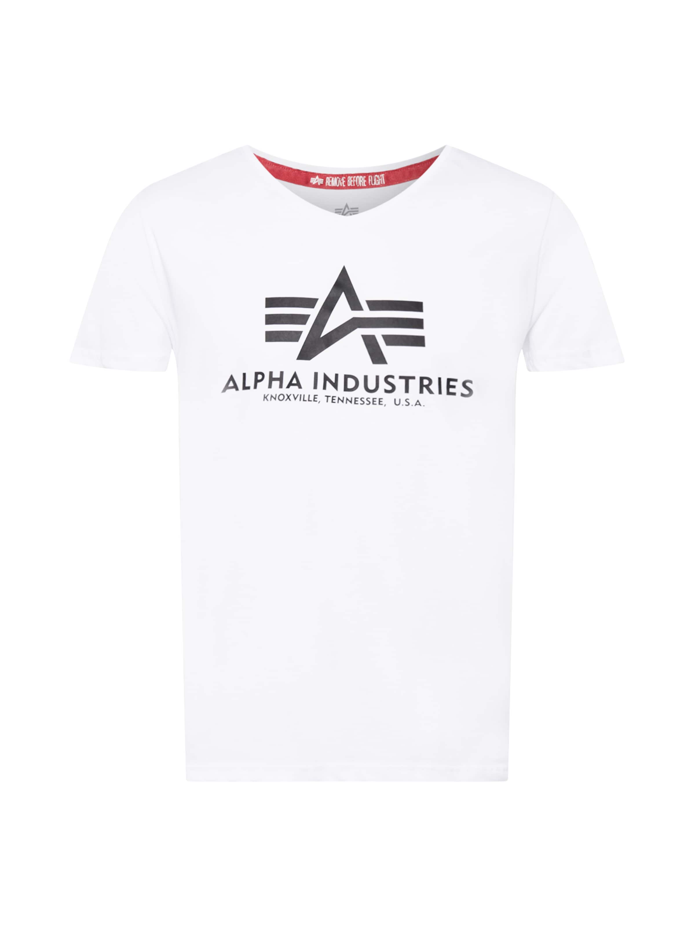ALPHA INDUSTRIES Bluser & t-shirts i hvid: forside