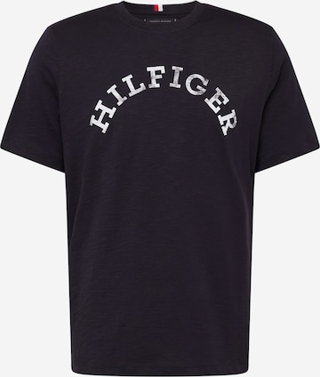 T-Shirt TOMMY HILFIGER en bleu : devant