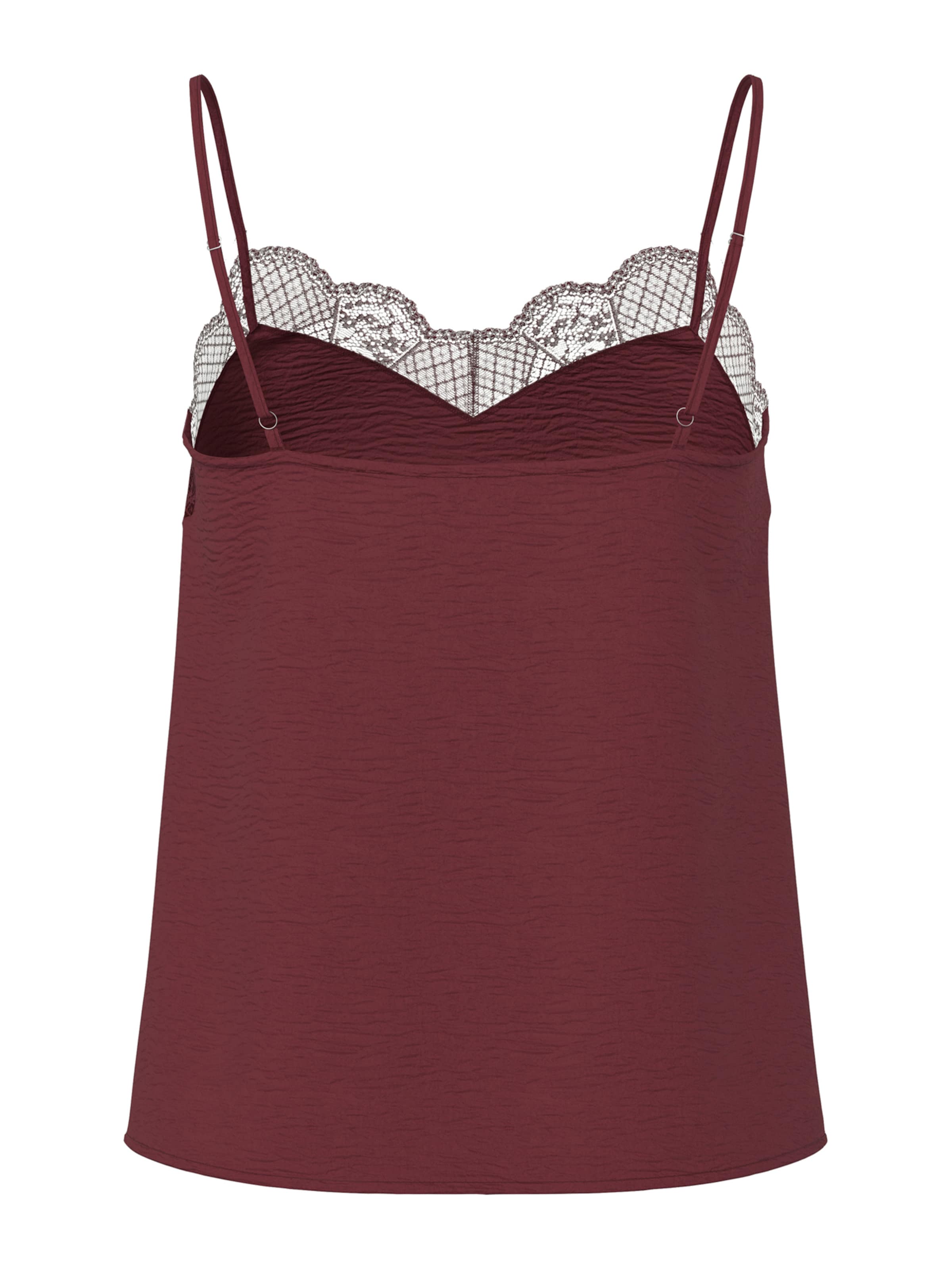 PIECES Top 'PCTIFFANY' | rdeča barva