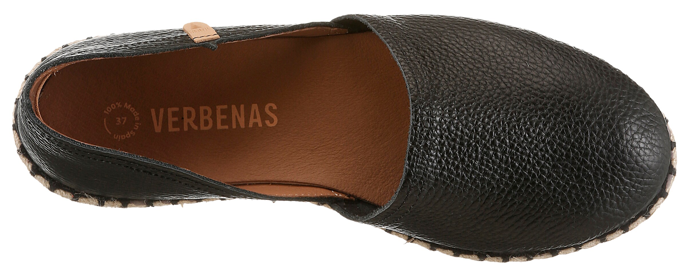 VERBENAS Espadrilles in Schwarz