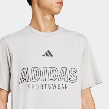 ADIDAS SPORTSWEARTehnička sportska majica 'House of Tiro' - siva boja