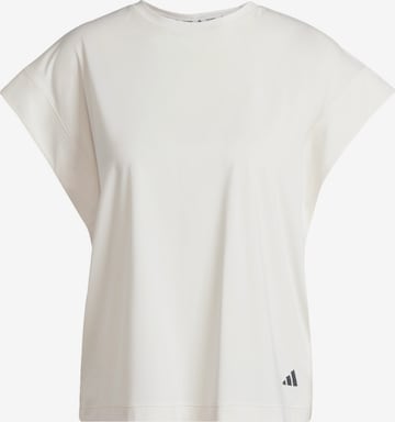 ADIDAS PERFORMANCE Performance shirt 'Yoga' in White: front