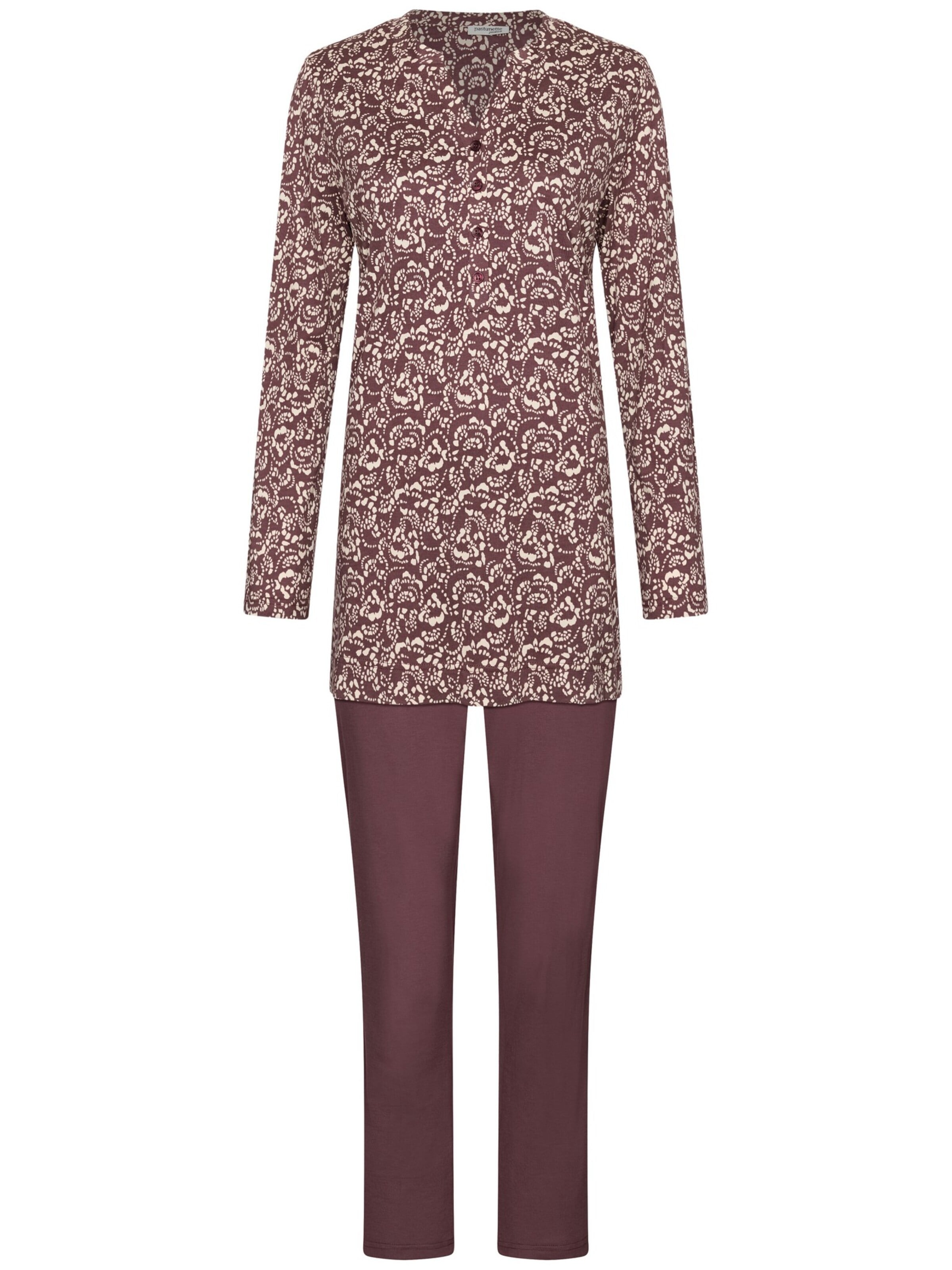 Pastunette Pyjama 'Premium - Mystic'‌‌‌ in Lila