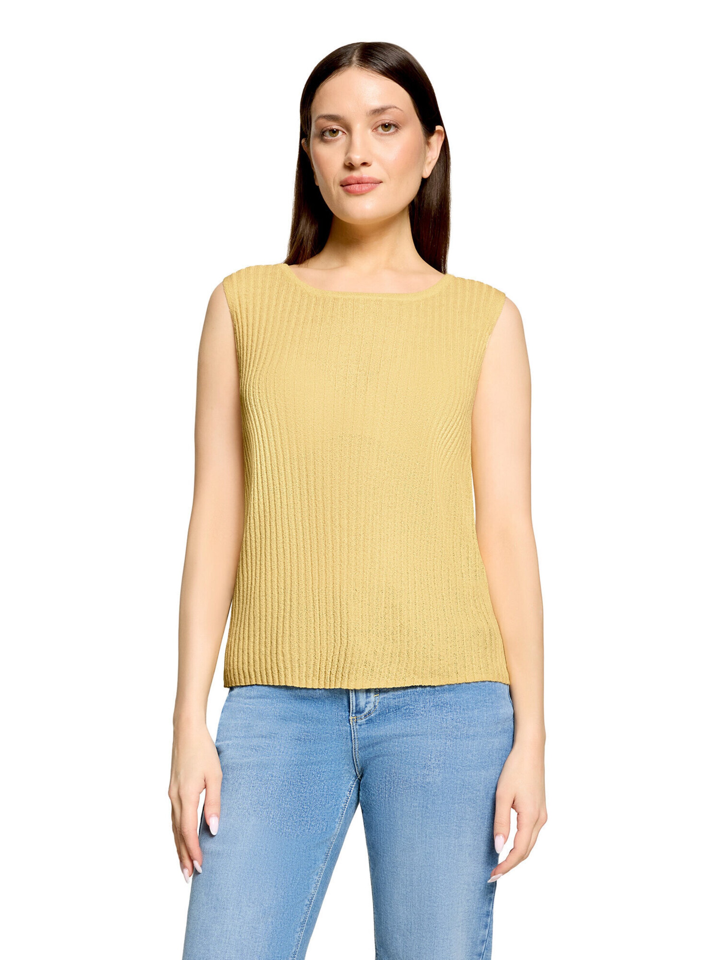 Sweat-shirt Cartoon en jaune : devant