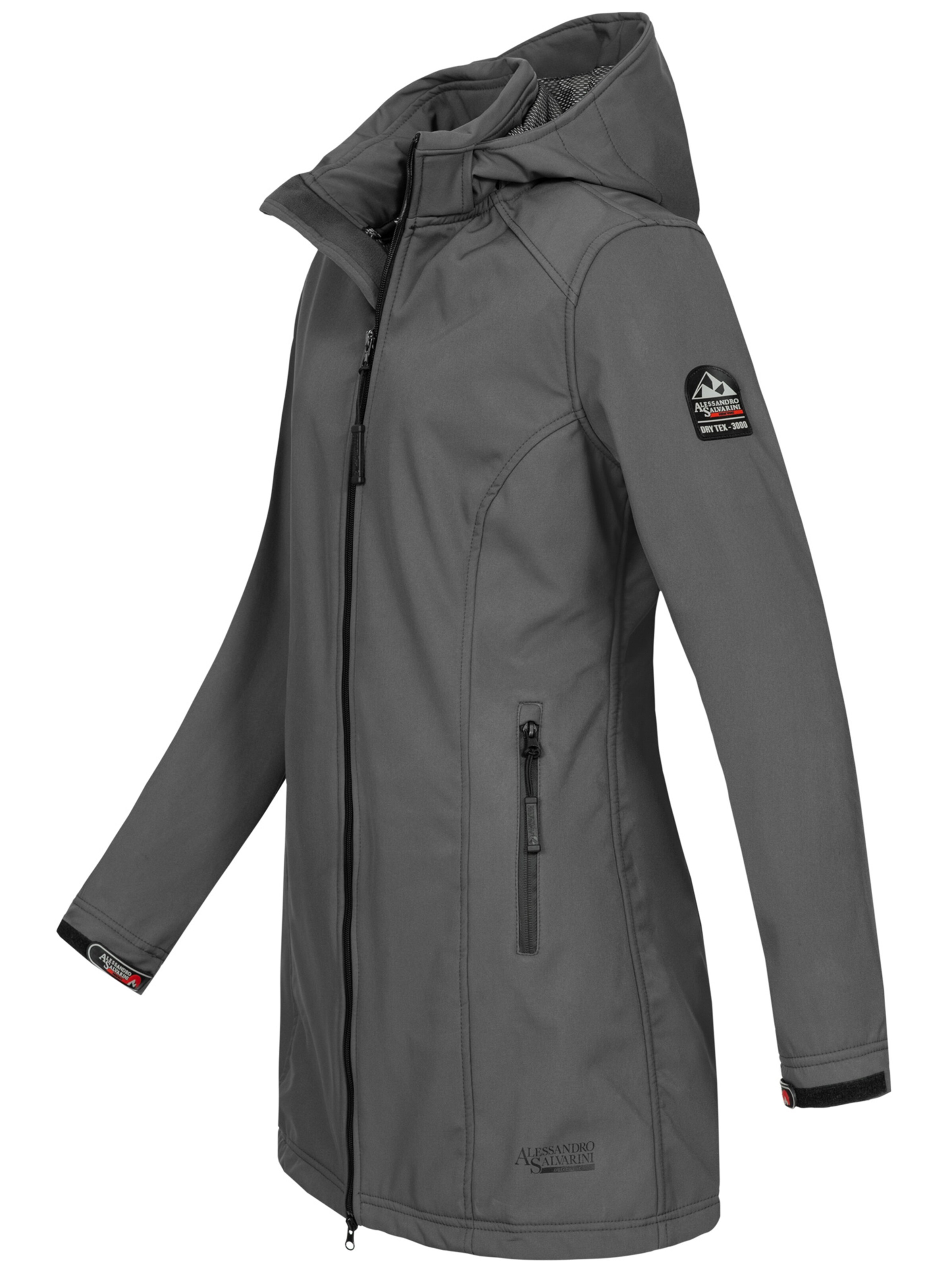 Alessandro Salvarini Funktionsjacke in Grau