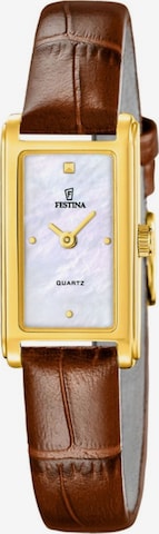 FESTINA Analoguhr 'Watch Mademoiselle' in Braun: Vorderseite