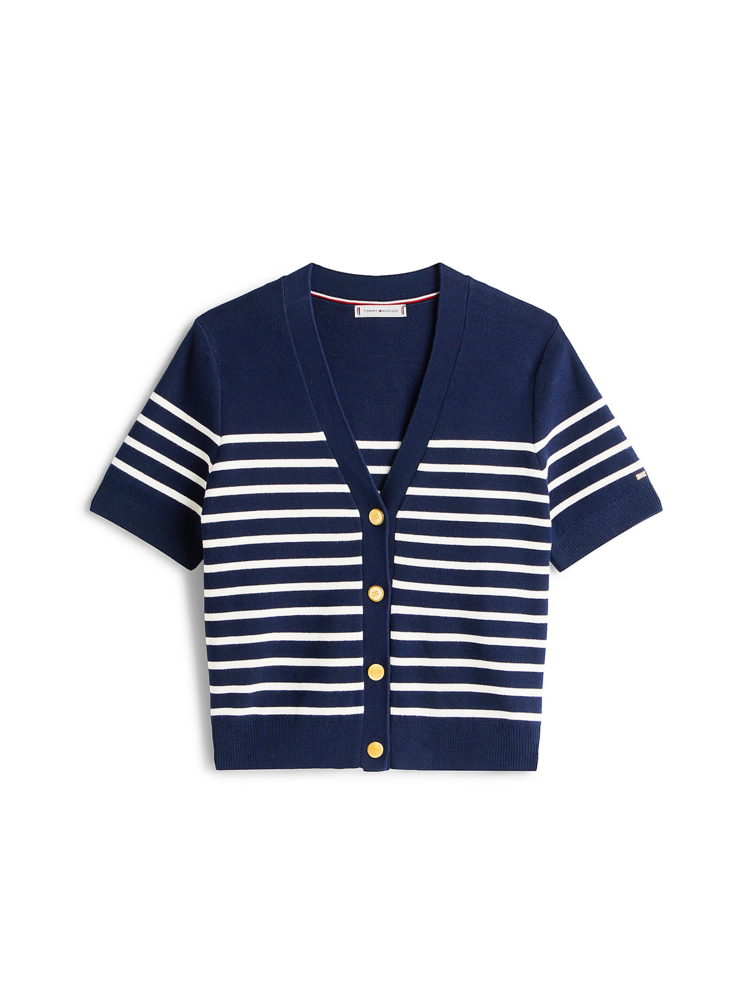 Cardigan TOMMY HILFIGER en bleu : devant