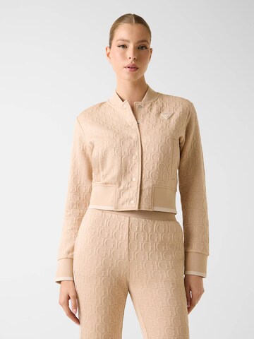 GUESS Sweatshirt in Beige: front