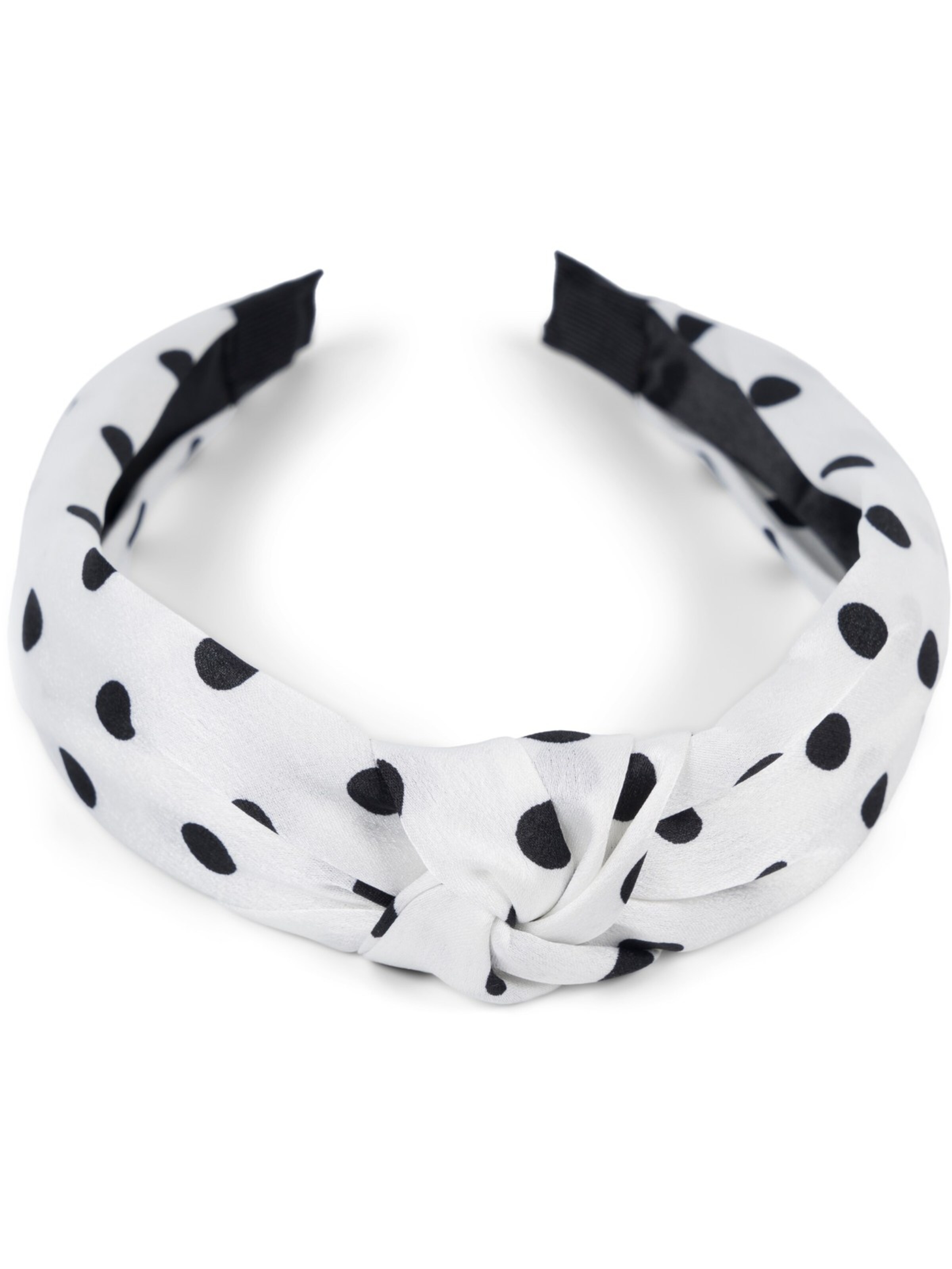 styleBREAKER Hair jewelry 'Haarreif gepunktet mit Knoten Rockabilly' in White, Item view