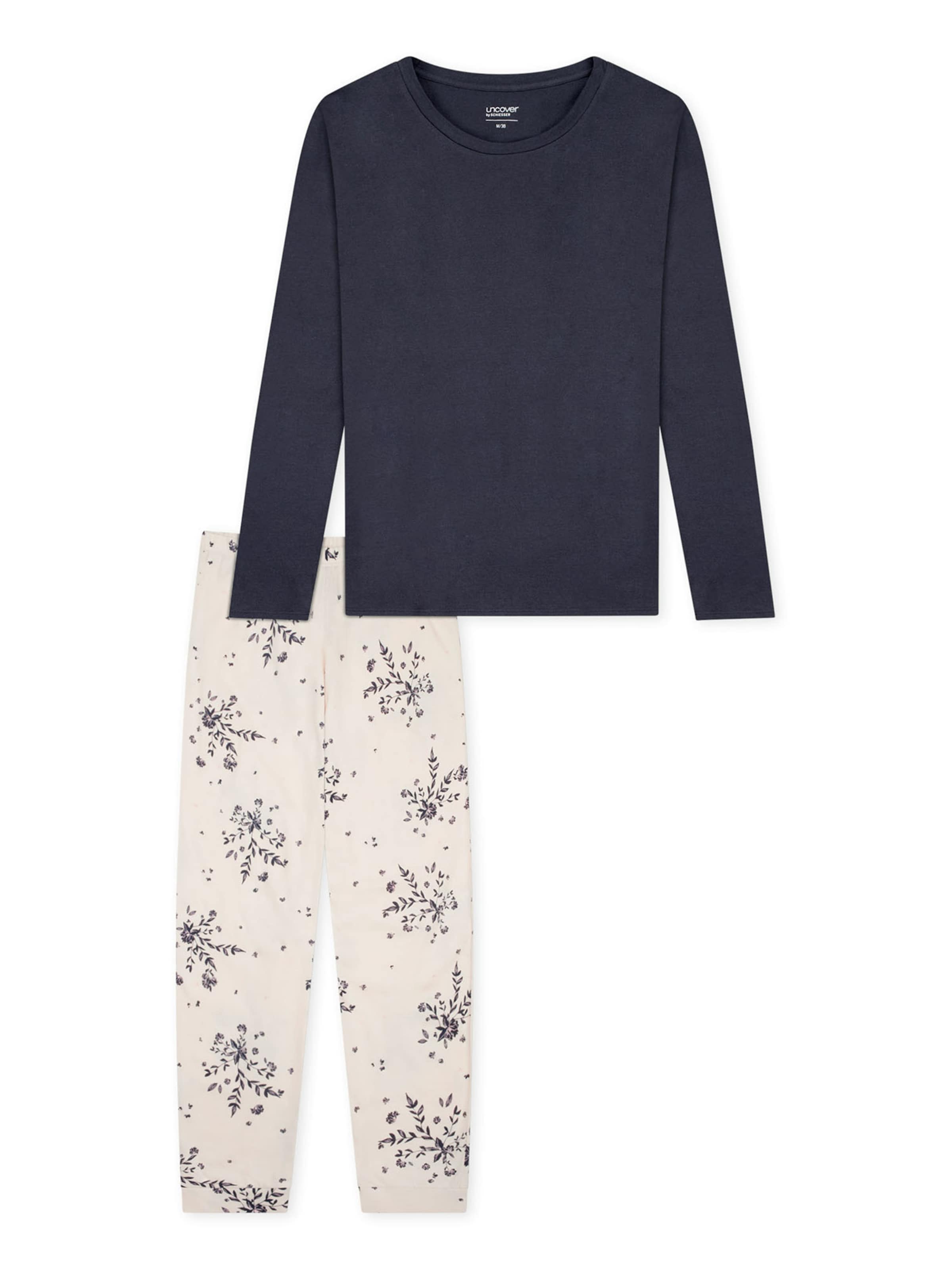 uncover by SCHIESSER Pajama ' Nightwear ' in Beige: front
