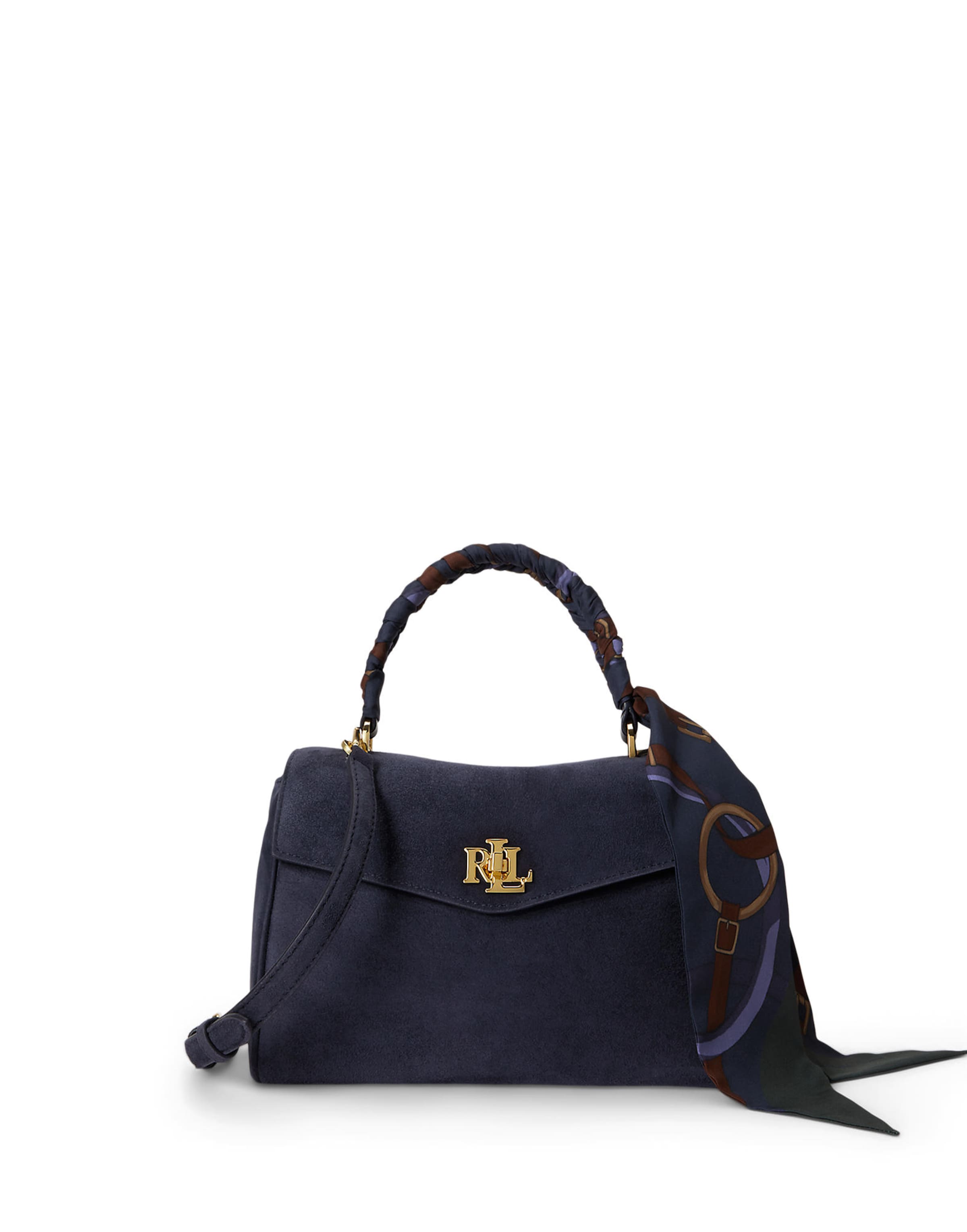 Borsa a mano di Lauren Ralph Lauren in blu: frontale