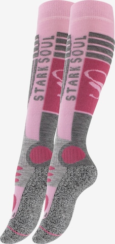 Stark Soul Kniestrümpfe in Pink: Vorderseite