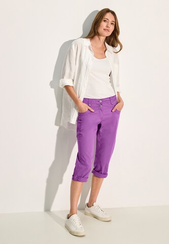 CECIL Regular Chino Pants in Purple