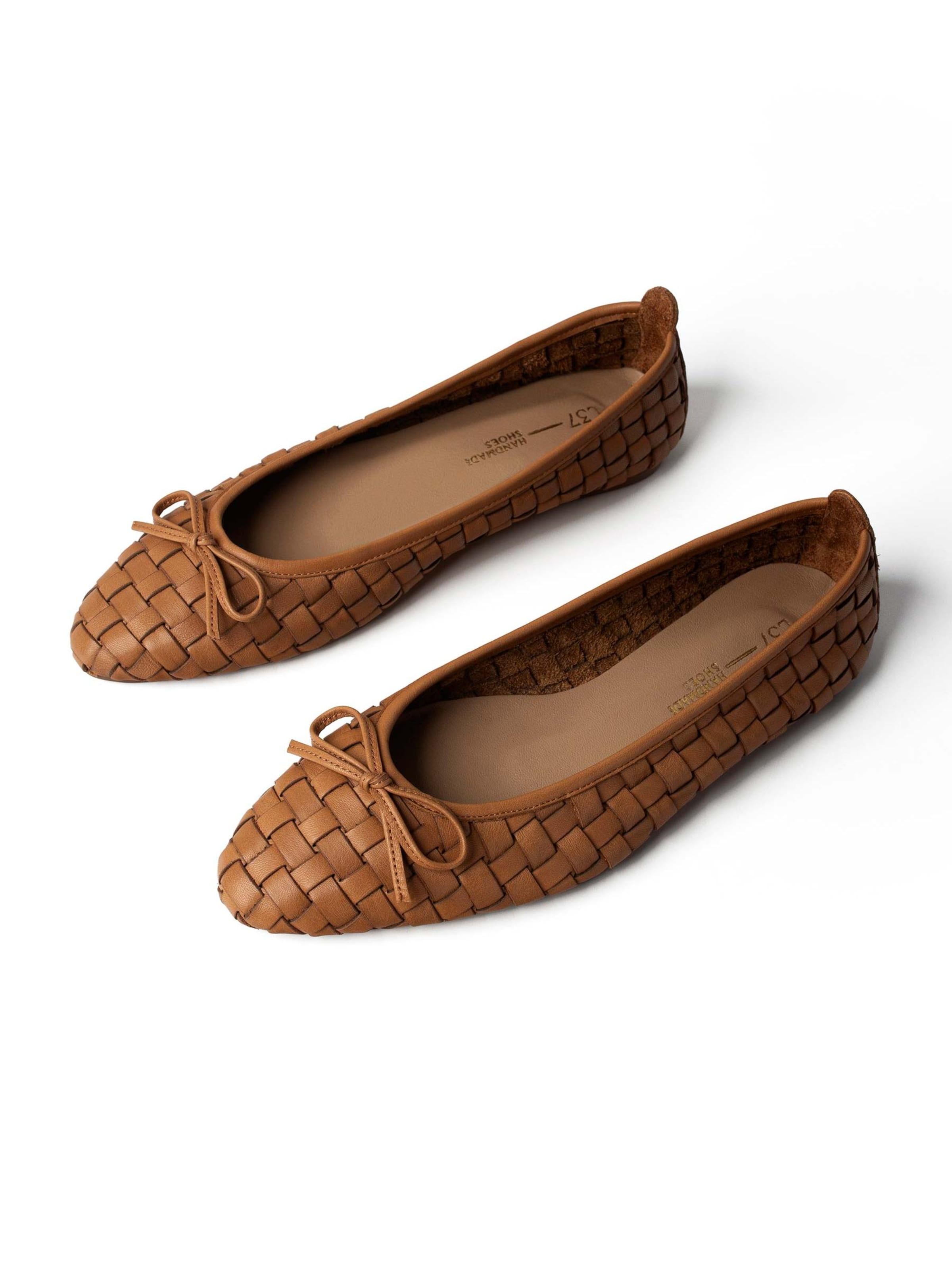 L37 HANDMADE SHOES Ballerina 'UP IN THE AIR'‌‌ in Braun