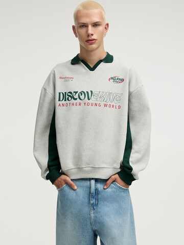 Pull&Bear Mikina – šedá