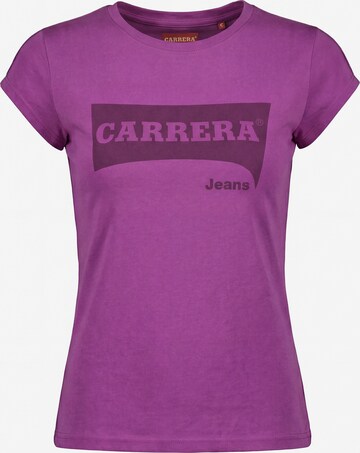 Carrera Jeans Shirt 'Logo' in Pink: Vorderseite