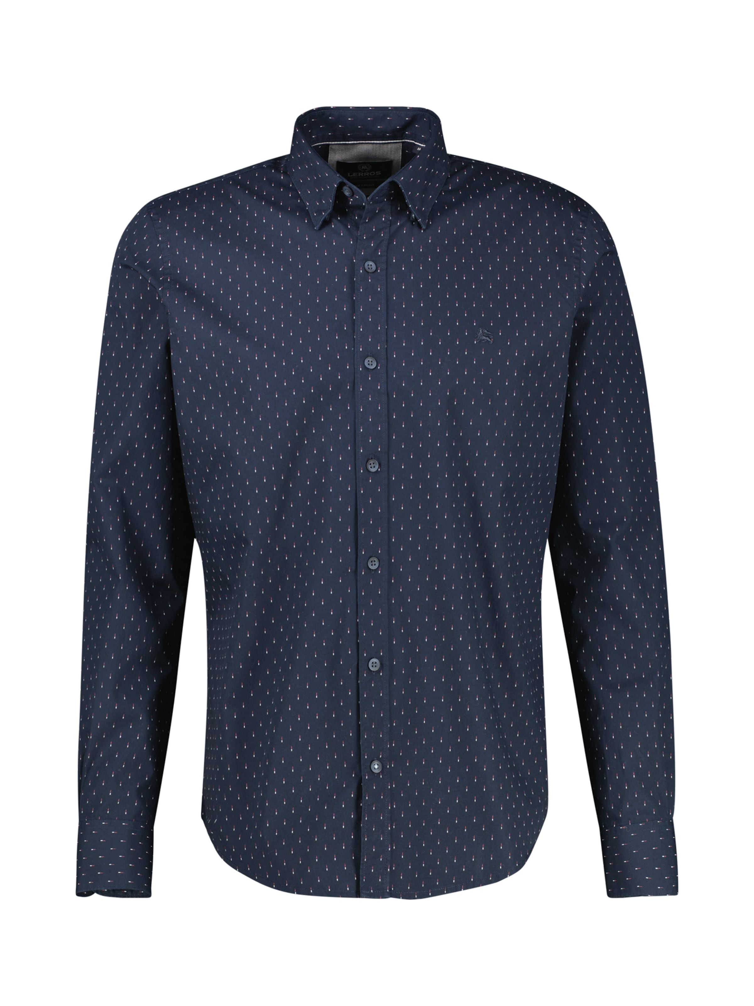 LERROS Regular Fit Hemd in Blau: Vorderseite