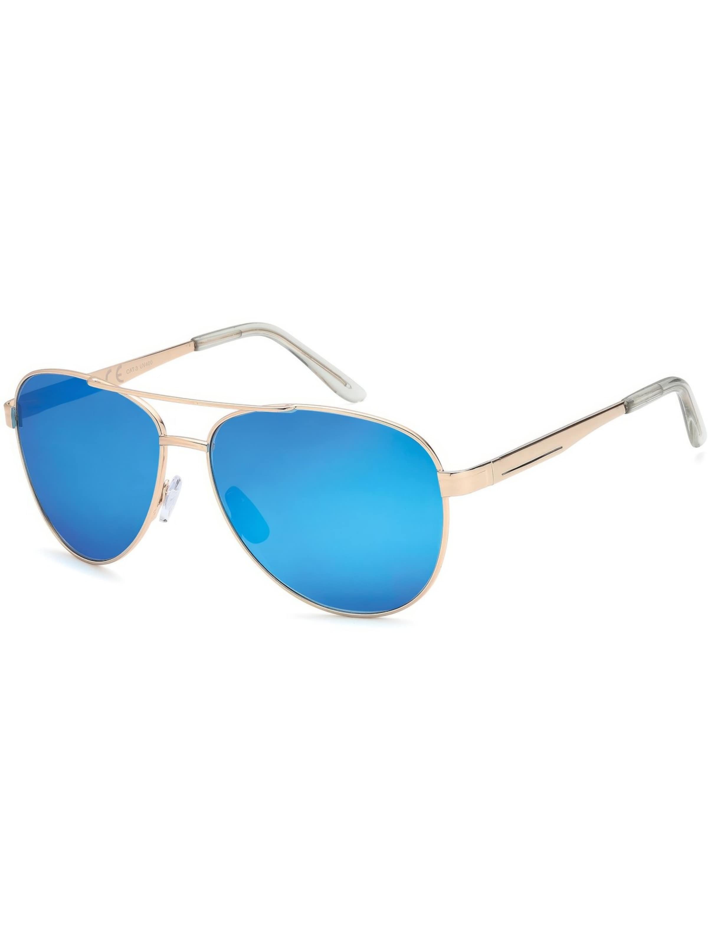 styleBREAKER Sunglasses in Blue: front