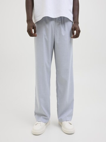 JACK & JONES Regular Trousers in Grey: front