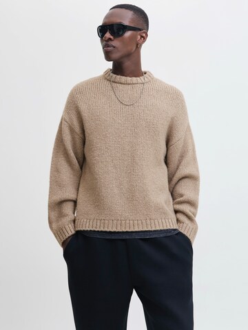JACK & JONES Свитер 'JCOKIDD' в Бежевый: спереди