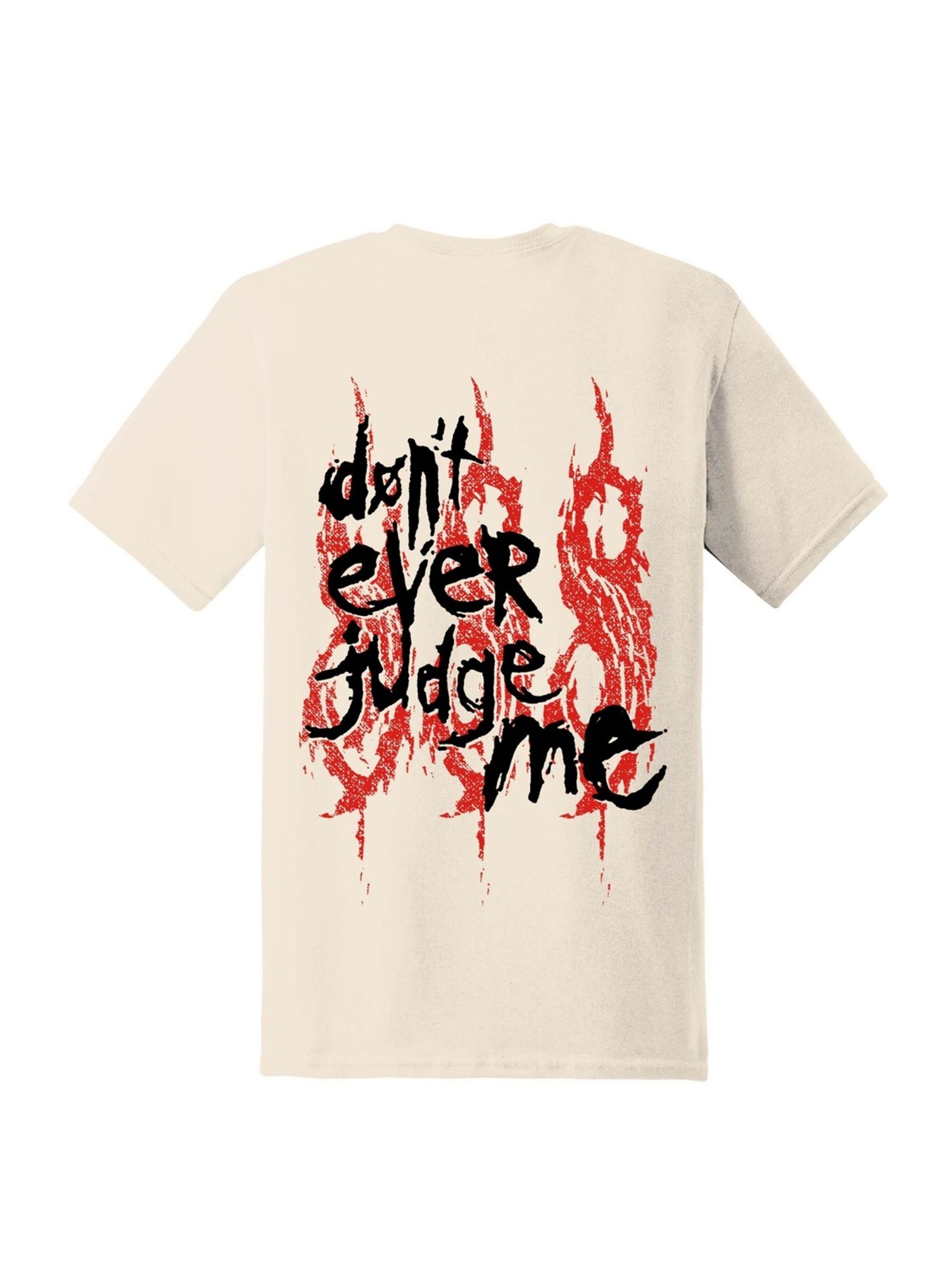 Maglietta 'Slipknot Do Not Judge Us T-Shirt' di SLIPKNOT in bianco