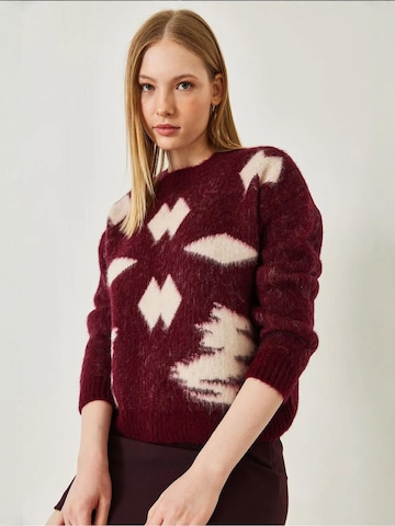 Bianco Lucci Pullover in Rot