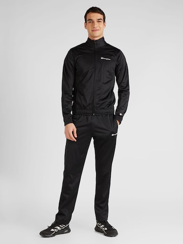 Champion Authentic Athletic Apparel Tracksuit in Black: front