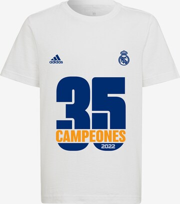 ADIDAS PERFORMANCE Performance Shirt ' Real Madrid 2022 Winner' in White: front