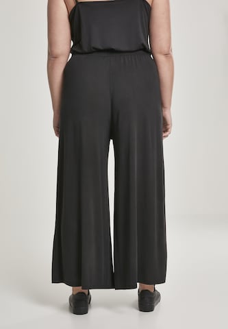 Wide leg Pantaloni de la Urban Classics pe negru