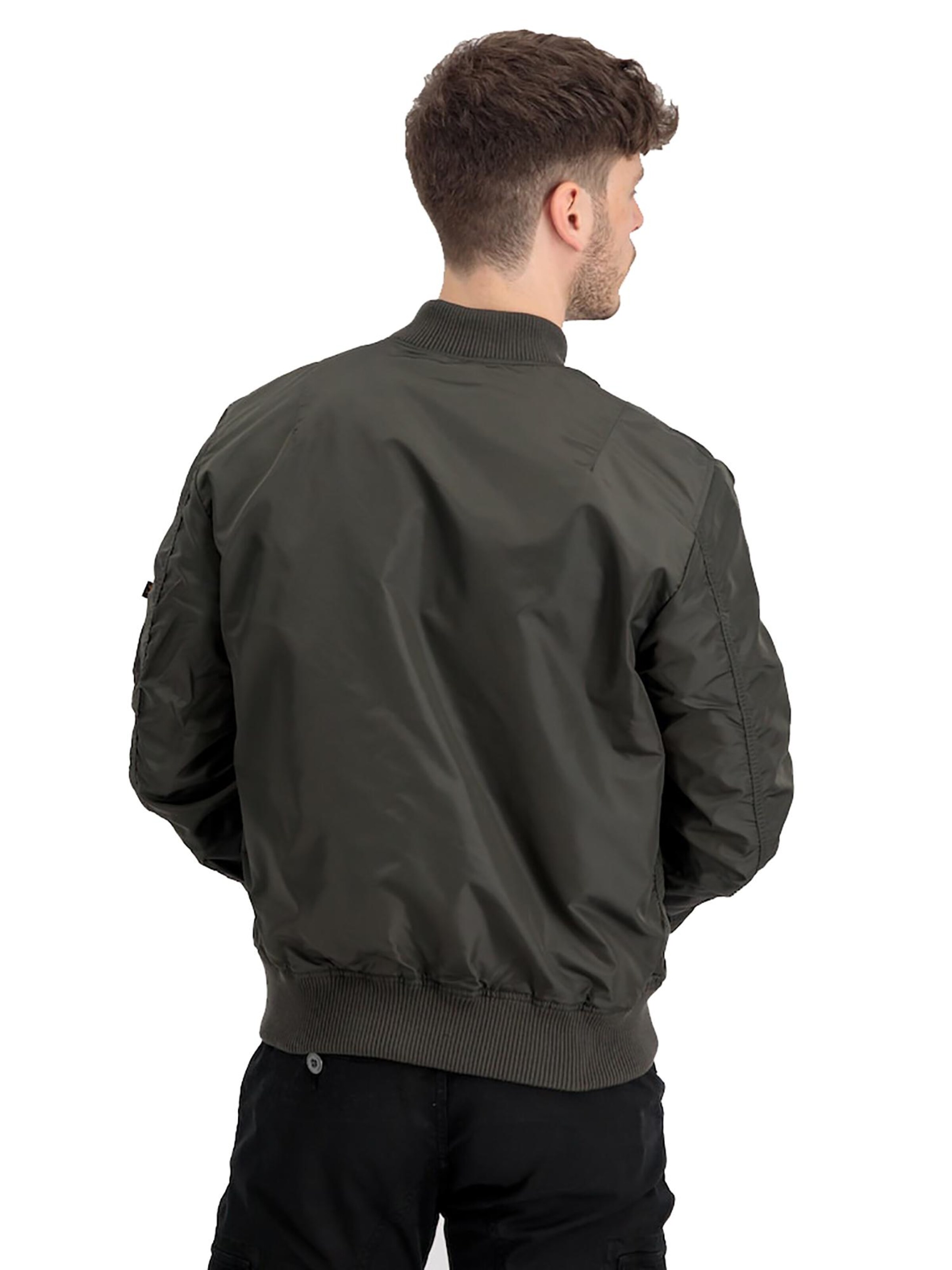 ALPHA INDUSTRIES Between-Season Jacket 'MA-1 TT' in Grey