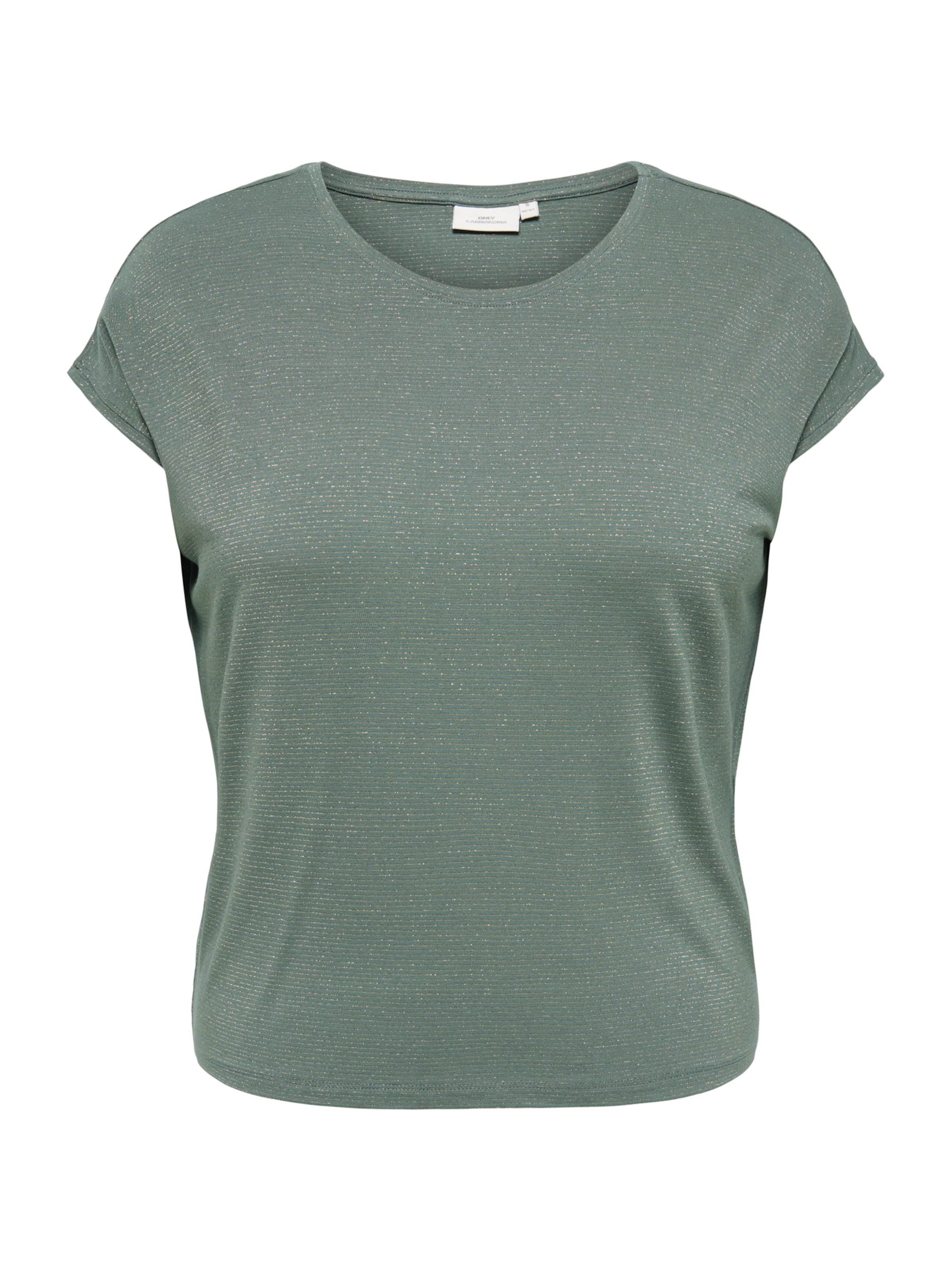 ONLY Carmakoma - Camiseta en verde: frente