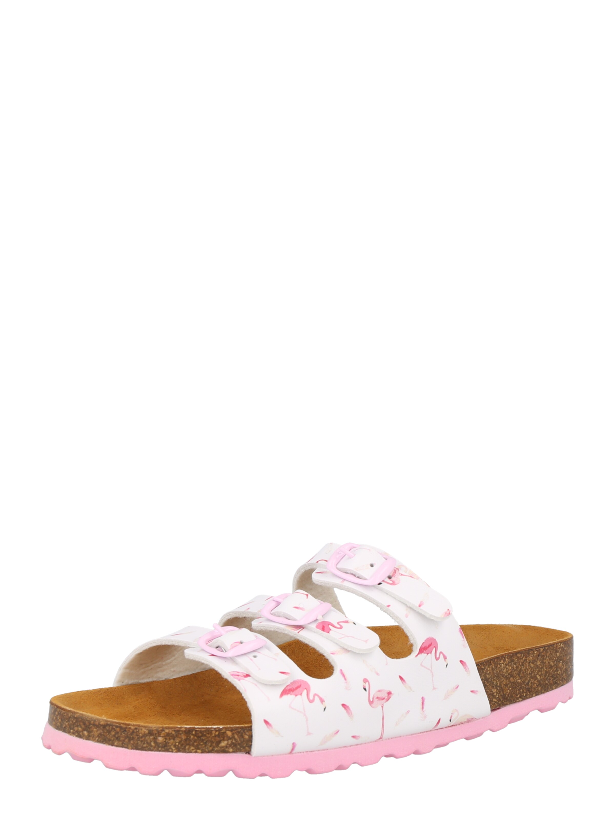 LICO Pantolette 'Bioline' in Weiß: Vorderseite