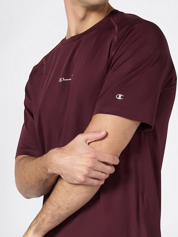 T-Shirt fonctionnel Champion Authentic Athletic Apparel en rouge