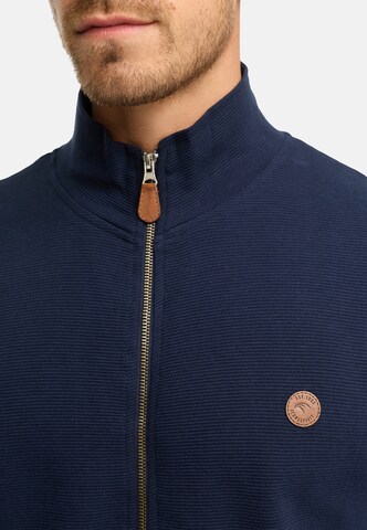 INDICODE JEANS Sweatvest 'Guadalupe' in Blauw
