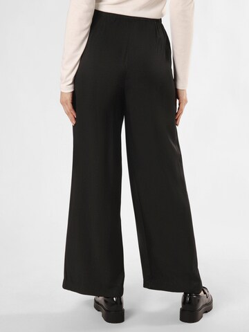 Marie Lund Wide Leg Hose in Schwarz