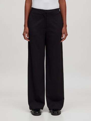EDITED Wide Leg Hose 'Gitta' in Schwarz: Vorderseite