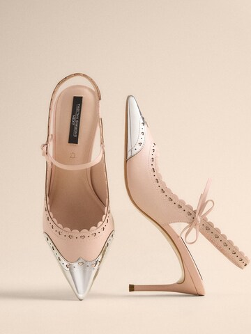 Escarpins à bride arrière 'Tabitha Simmons x Next Josephine' Next en rose