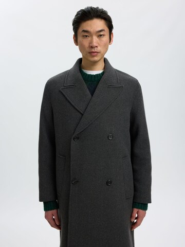 SELECTED Between-Seasons Coat in Grey