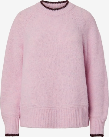 PIECES Pullover 'PCIvy' in Pink: Vorderseite
