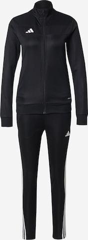 Costum de trening 'Tiro 25 Essentials' de la ADIDAS PERFORMANCE pe negru: față