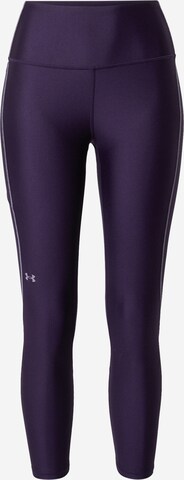 UNDER ARMOUR Workout Pants 'HeatGear Armour' in Black: front