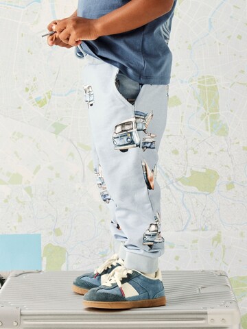 NAME IT - regular Pantalón en azul