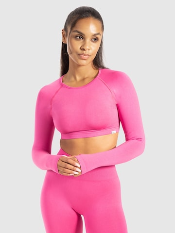 Smilodox Shirt 'Linnea' in Roze: voorkant