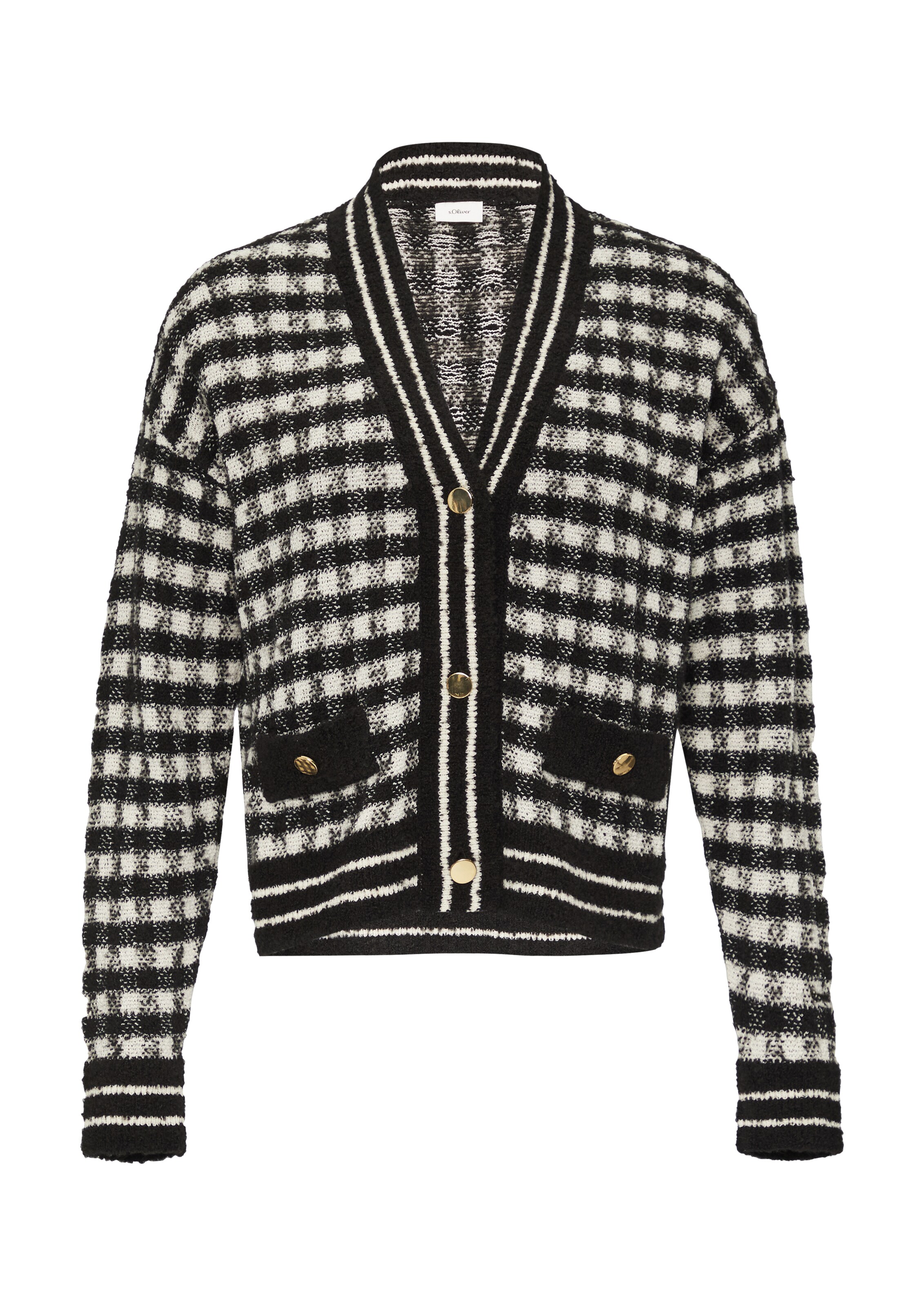 Cardigan s.Oliver BLACK LABEL en noir : devant