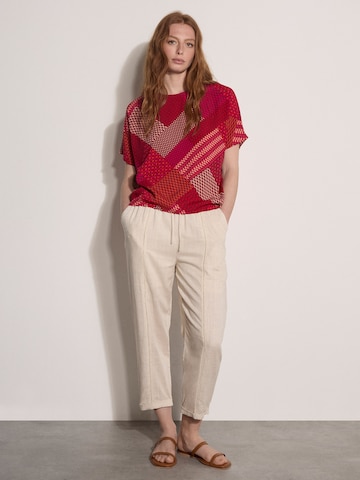Apricot Shirt in Red