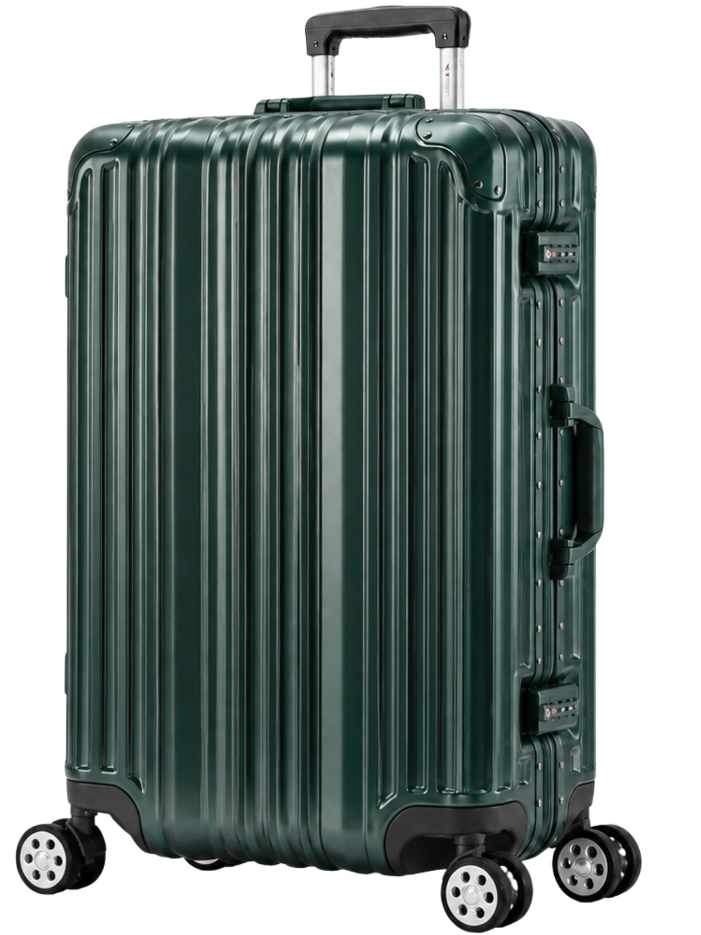 Travelhouse Suitcase 'London' in Green: front