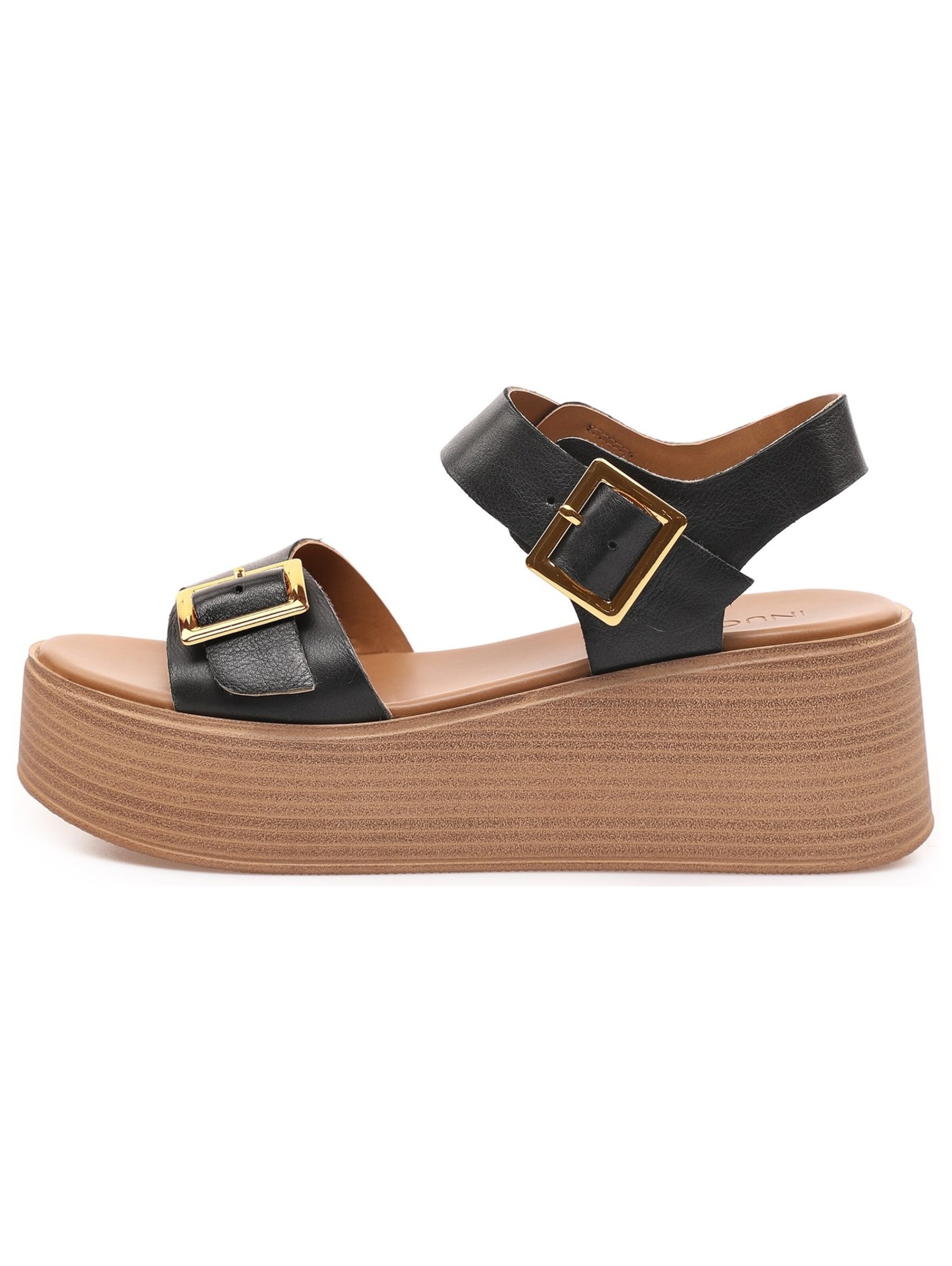 INUOVO Strap sandal in Black