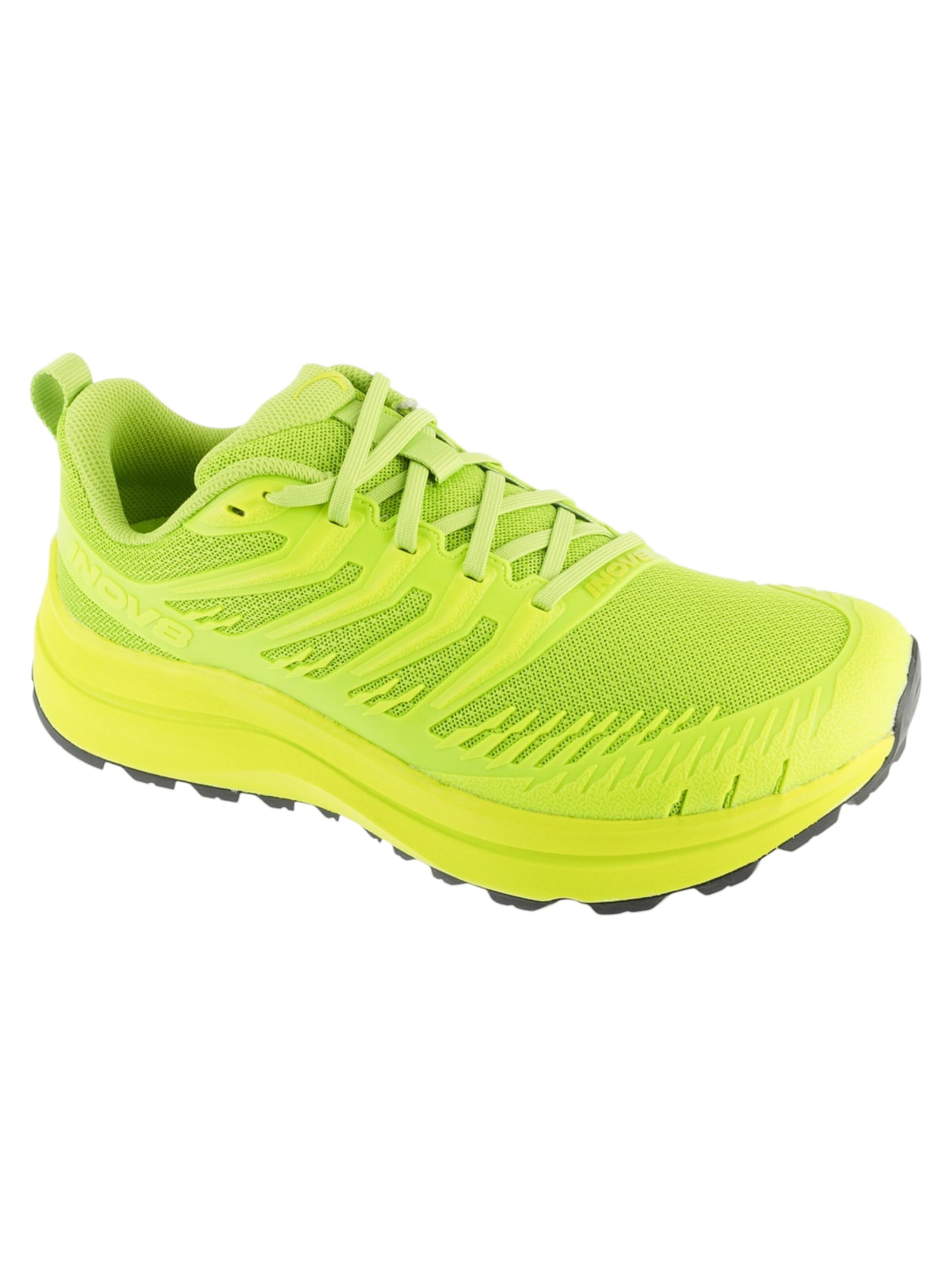Inov-8 Loopschoen 'TrailFly Max V2' in Groen: voorkant