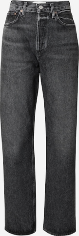 melns AGOLDE Vaļīgs piegriezums Džinsi 'Kelly': no priekšpuses