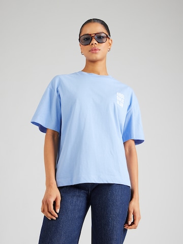 PIECES Oversized shirt 'PCGRAF' in Blue